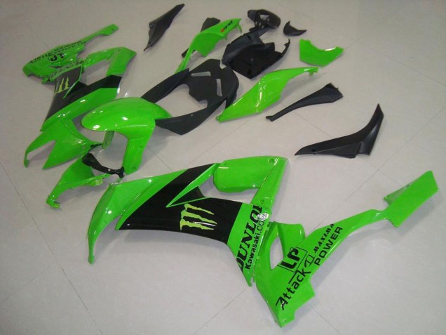 Verde Monster ABS Moto Plástica ZX10R 08-10 Verde Monster ABS Moto Plástica ZX10R 08-10