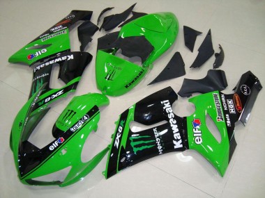 Verde Monster Carenado Moto ZX6R 05-06
