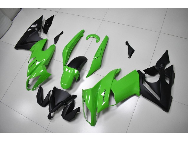 Verde Negro ABS Moto Plástica EX650 09-11 Verde Negro ABS Moto Plástica EX650 09-11