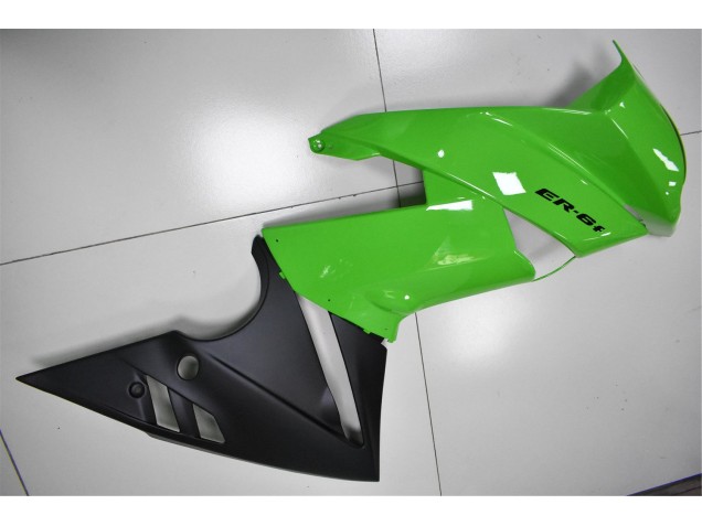 Verde Negro ABS Moto Plástica EX650 09-11 Verde Negro ABS Moto Plástica EX650 09-11