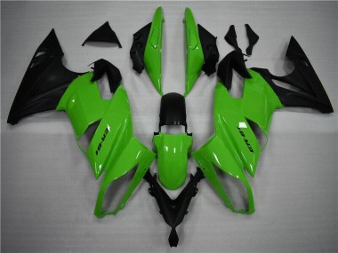 Verde Negro ABS Moto Plástica EX650 09-11