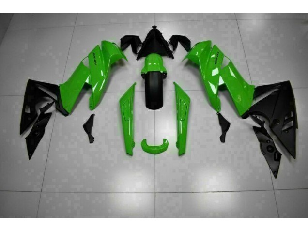 Verde Negro ABS Moto Plástico EX650 09-11 Verde Negro ABS Moto Plástico EX650 09-11