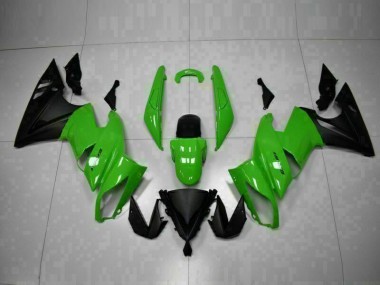 Verde Negro ABS Moto Plástico EX650 09-11