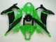 Verde Negro ABS Moto Plástico ZX10R 11-15 Verde Negro ABS Moto Plástico ZX10R 11-15