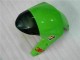 Verde Negro ABS Moto Plástico ZX6R 09-12 Verde Negro ABS Moto Plástico ZX6R 09-12