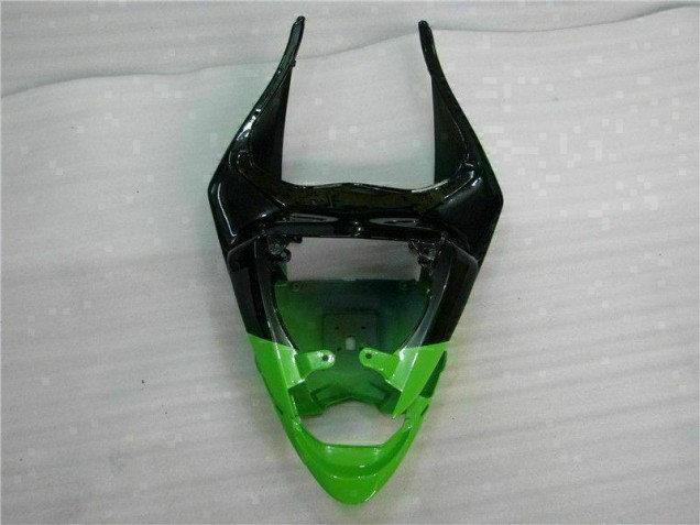 Verde Negro ABS Moto Plástico ZX6R 09-12 Verde Negro ABS Moto Plástico ZX6R 09-12