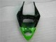 Verde Negro ABS Moto Plástico ZX6R 09-12 Verde Negro ABS Moto Plástico ZX6R 09-12