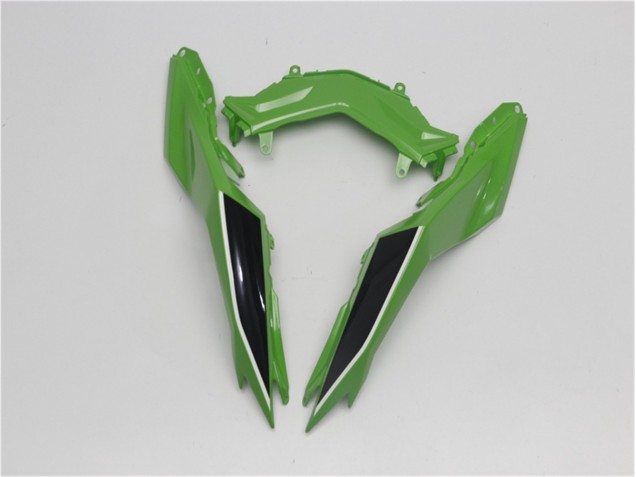 Verde Negro ABS Moto Plásticos EX300 13-16 Verde Negro ABS Moto Plásticos EX300 13-16