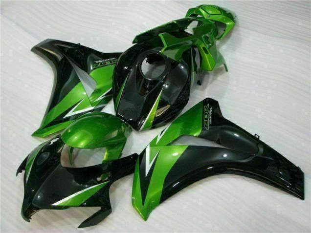 Verde Negro Carenado Moto CBR 1000 RR 08-11 Verde Negro Carenado Moto CBR 1000 RR 08-11