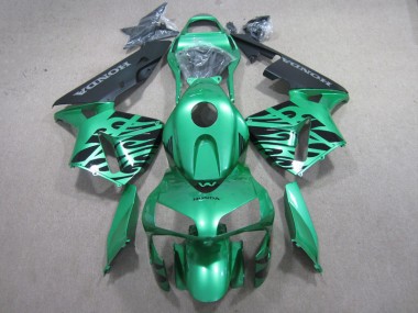 Verde Negro Carenado Moto CBR 600 RR 03-04