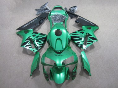Verde Negro Carenado Moto CBR 600 RR 05-06