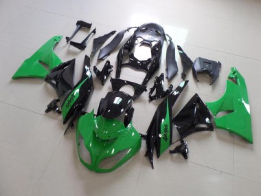 Verde & Negro Carenado Moto ZX6R 09-12