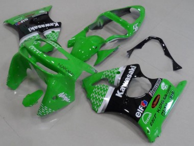 Verde Negro Carenado Moto ZX6R 98-99