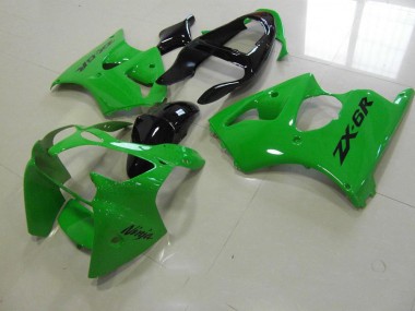 Verde Negro Cola Carenado Moto ZX6R 00-02