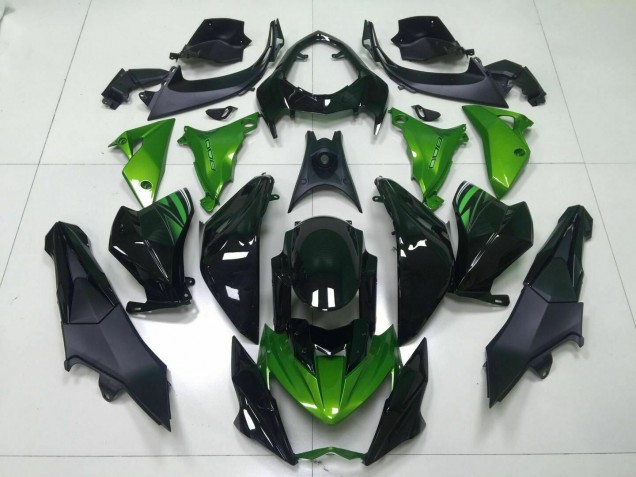 Verde Negro Inyección Kit Carenado Moto Z800 13-16 Verde Negro Inyección Kit Carenado Moto Z800 13-16