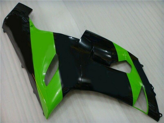 Verde Negro Inyección Kit Carenado Moto ZX6R 05-06 Verde Negro Inyección Kit Carenado Moto ZX6R 05-06