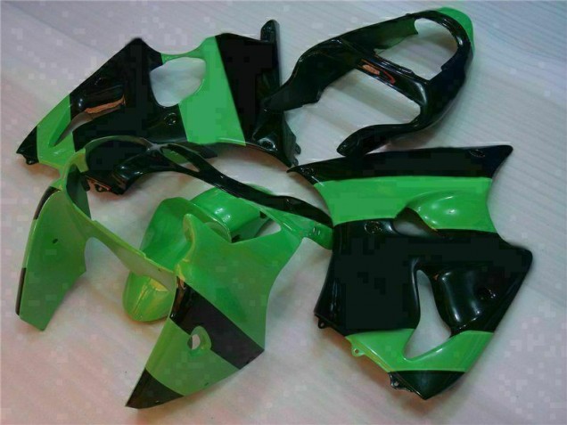Verde Negro Kit Carenado Inyección ZX6R 00-02 Verde Negro Kit Carenado Inyección ZX6R 00-02