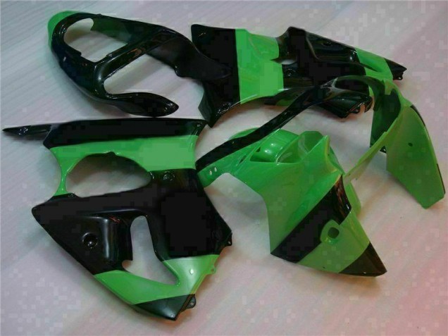 Verde Negro Kit Carenado Inyección ZX6R 00-02 Verde Negro Kit Carenado Inyección ZX6R 00-02