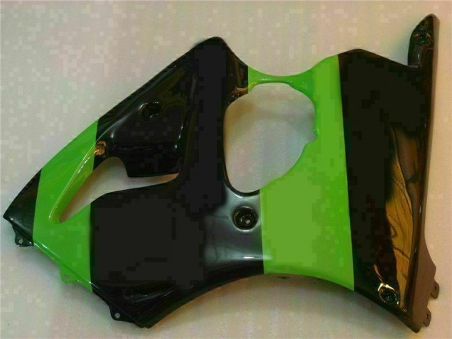 Verde Negro Kit Carenado Inyección ZX6R 00-02 Verde Negro Kit Carenado Inyección ZX6R 00-02