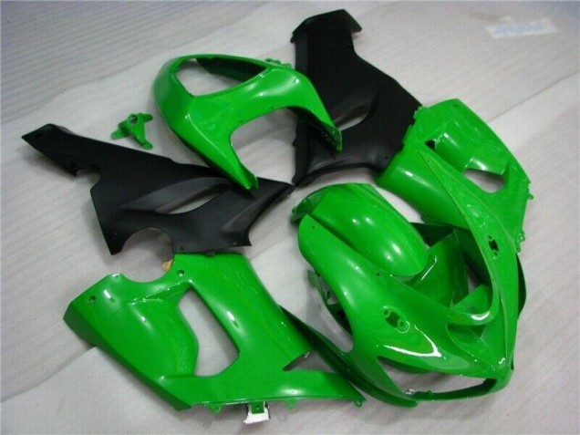 Verde Negro Mate Carenado Moto ZX6R 05-06 Verde Negro Mate Carenado Moto ZX6R 05-06