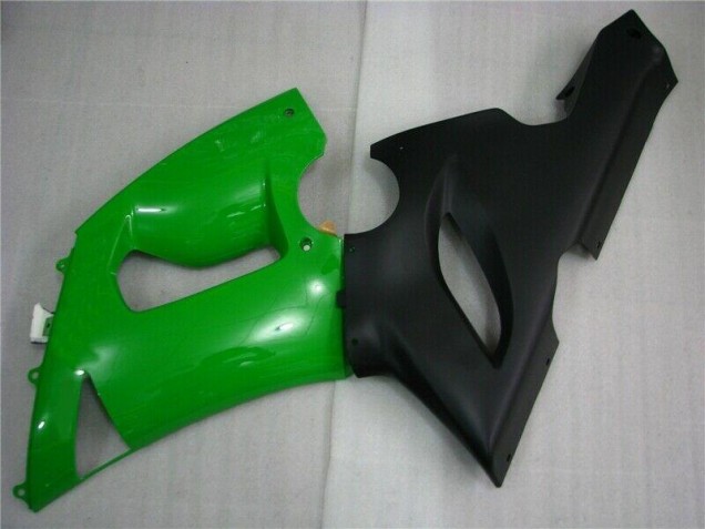 Verde Negro Mate Carenado Moto ZX6R 05-06 Verde Negro Mate Carenado Moto ZX6R 05-06