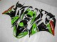 Verde Negro Rojo Carenado Moto ZX6R 09-12