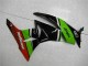 Verde Negro Rojo Carenado Moto ZX6R 09-12