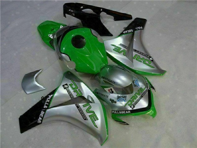Verde Plata Carenado Moto CBR 1000 RR 08-11 Verde Plata Carenado Moto CBR 1000 RR 08-11