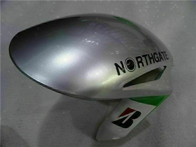 Verde Plata Carenado Moto CBR 1000 RR 08-11 Verde Plata Carenado Moto CBR 1000 RR 08-11