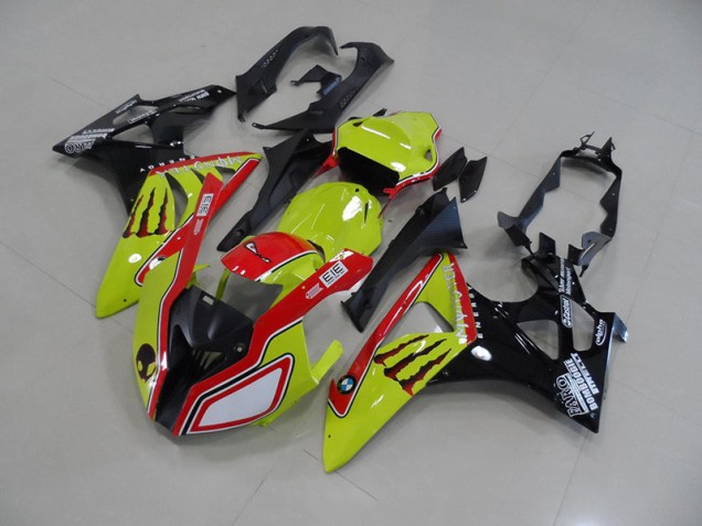 Verde Rojo Monster Carenado Moto S1000RR 09-14 Verde Rojo Monster Carenado Moto S1000RR 09-14