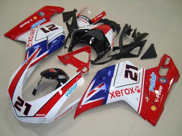 Xerox 21 Carenado Moto Ducati 848 1098 1198 07-14 Xerox 21 Carenado Moto Ducati 848 1098 1198 07-14